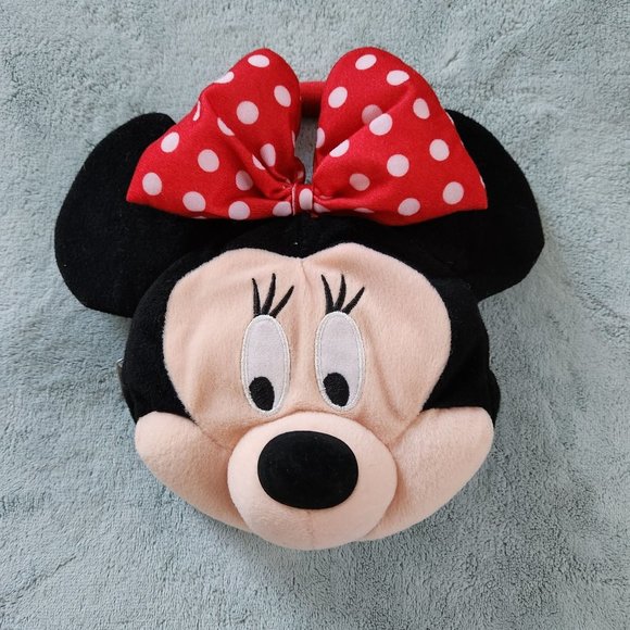 Disney Minnie Mouse  Face Plush Small Handbag for a Toddler - Picture 1 of 5
